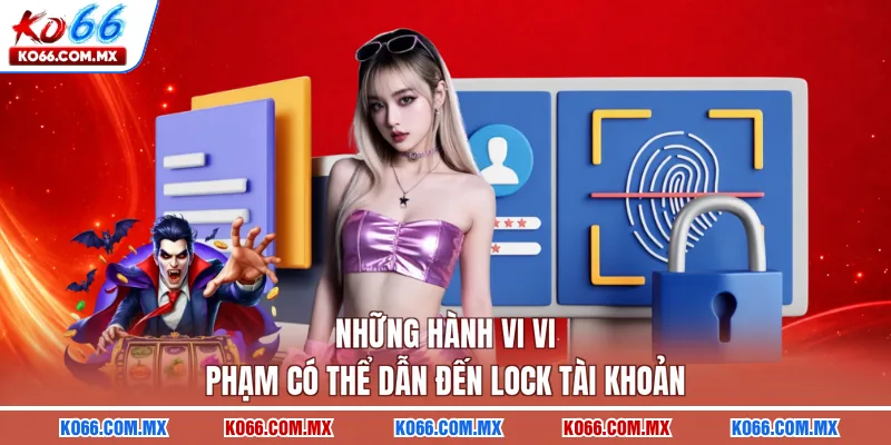 Những hành vi vi phạm có thể dẫn đến lock tài khoản