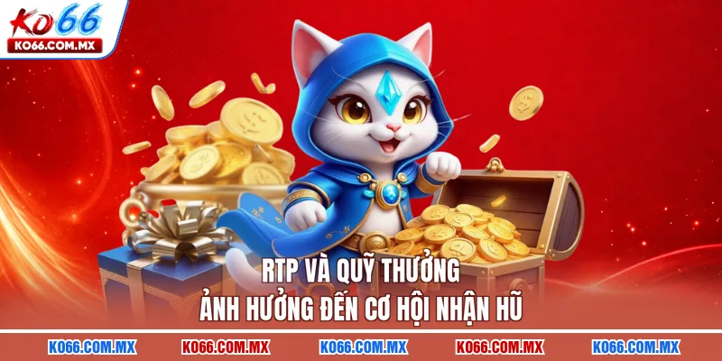 RTP và quỹ thưởng ảnh hưởng đến cơ hội nhận hũ